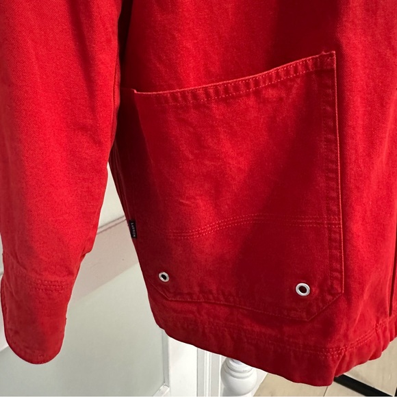Vintage Lauren USRL Marine Supply Division Coat Large Red RARE Barn Coat EUC - Picture 7 of 11